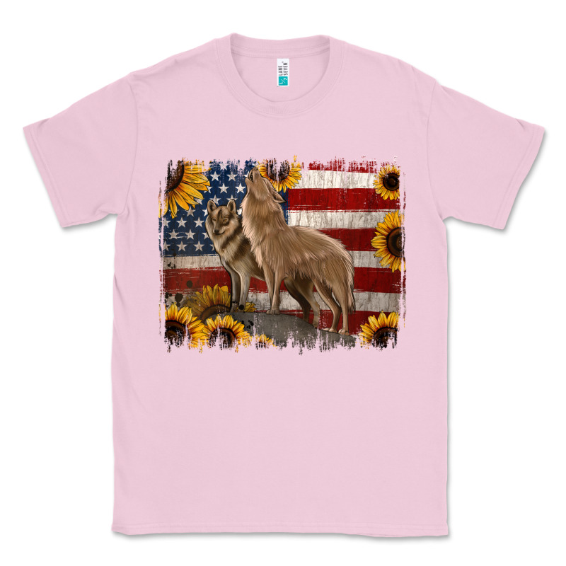 American Th Of July Wolves Classic Tee by Jasminsmagicworld | Teevron