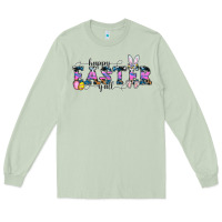 Matcha Happy Easter Y'all Long Sleeve Tee - CowhideDigitalArt