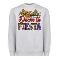 Heather Grey Down to fiesta Heavyweight Sweatshirt - RanaPortraitStore