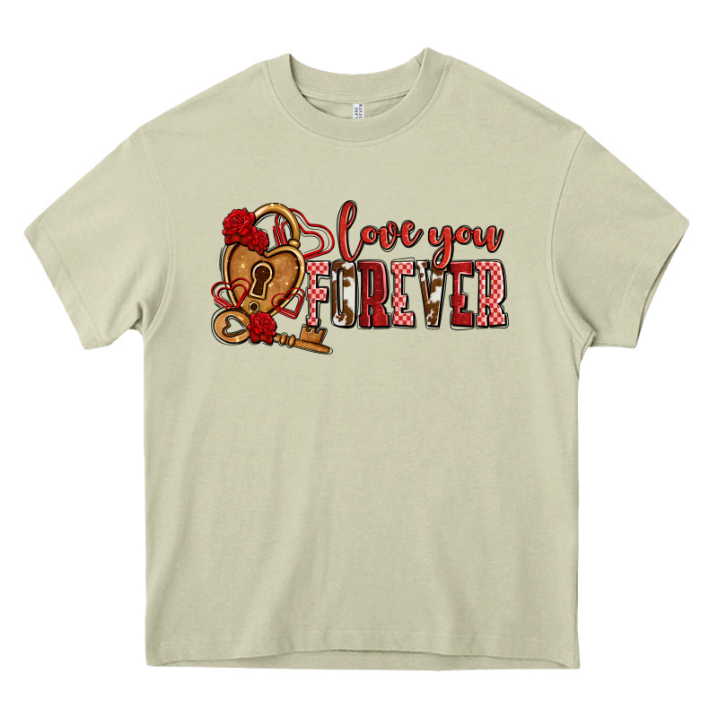 Love You Forever Olivia Heavy Core Tee by OliviaCreatesArt | Teevron