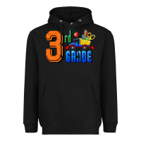 Black Third Grade Heavyweight Hoodie - RanaPortraitStore