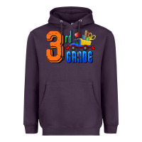 Plum Third Grade Heavyweight Hoodie - RanaPortraitStore