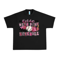 Black in october we wear pink and watch  baseball Urban Heavy Tee - FaDigitalArtStudio