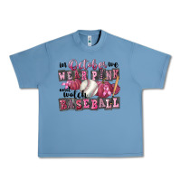 In October We Wear Pink And Watch  Baseball Urban Heavy Tee | Teevron