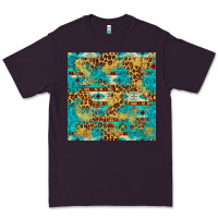 Plum western aztec leopard glitter seamless pattern Premium Tee - FaDigitalArtStudio