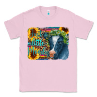 Bubblegum Pink Cow Serape Just a Little Moody Classic Tee - CowCowDesign