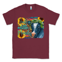 Burgundy Cow Serape Just a Little Moody Classic Tee - CowCowDesign