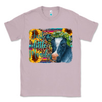 Lilac Cow Serape Just a Little Moody Classic Tee - CowCowDesign
