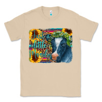 Mushroom Cow Serape Just a Little Moody Classic Tee - CowCowDesign