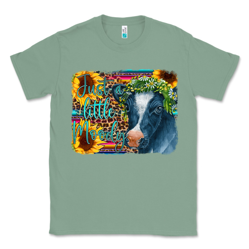 Cow Serape Just A Little Moody Classic Tee by CowCowDesign | Teevron
