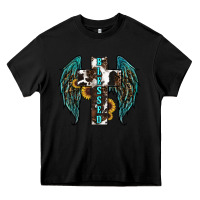 Black western wings cross blessed Heavy Core Tee - RanaPortraitStore