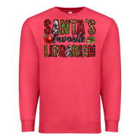 Cardinal santa's favorite librarian Premium Sweatshirt - Jasminsmagicworld