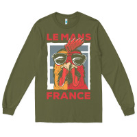 Army Green le mans t  shirt le mans france gallic rooster t  shirt Long Sleeve Tee - linhVisuals