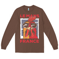 Chestnut le mans t  shirt le mans france gallic rooster t  shirt Long Sleeve Tee - linhVisuals