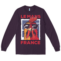 Plum le mans t  shirt le mans france gallic rooster t  shirt Long Sleeve Tee - linhVisuals