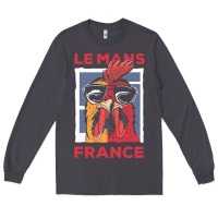 Smoke le mans t  shirt le mans france gallic rooster t  shirt Long Sleeve Tee - linhVisuals