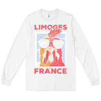 White limoges t  shirt limoges france gallic rooster t  shirt Long Sleeve Tee - linhVisuals