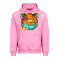 Fuchsia Pink beach please Urban Hoodie - Jasminsmagicworld