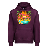 Mauve Wine beach please Urban Hoodie - Jasminsmagicworld