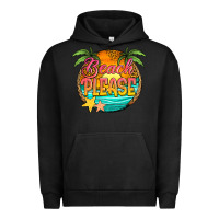 Pigment Black beach please Urban Hoodie - Jasminsmagicworld