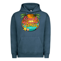Pigment Midnight Navy beach please Urban Hoodie - Jasminsmagicworld
