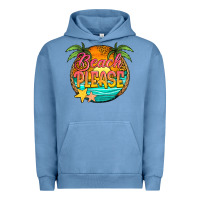 Pigment Pebble Blue beach please Urban Hoodie - Jasminsmagicworld