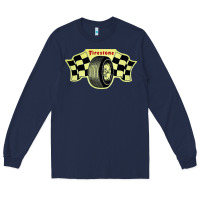 Navy firestone one racing Long Sleeve Tee - linhVisuals