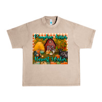 French Oak pumpkin kisses harvest wishes tumbler Urban Heavy Tee - BundleAndBundleShop