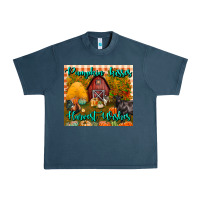 Midnight Navy pumpkin kisses harvest wishes tumbler Urban Heavy Tee - BundleAndBundleShop