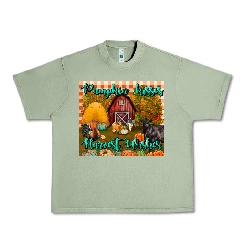 Pumpkin Kisses Harvest Wishes Tumbler Urban Heavy Tee by BundleAndBundleShop | Teevron