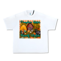 White pumpkin kisses harvest wishes tumbler Urban Heavy Tee - BundleAndBundleShop