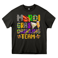 Asphalt mardi gras drinking team with glasses olivia Heavy Core Tee - OliviaCreatesArt