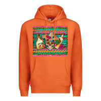 Carrot mexican tequila skull roses cactus sombrero Premium Hoodie - Artiststas