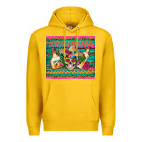 Lemon mexican tequila skull roses cactus sombrero Premium Hoodie - Artiststas