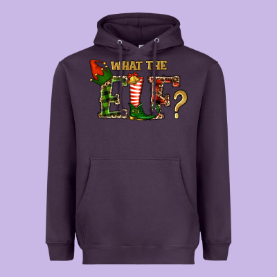 What The Elf Christmas Heavyweight Hoodie Designed By Ranaportraitstore