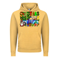 Vintage Mustard christmas truck Vintage Hoodie - SublimationCraftShop