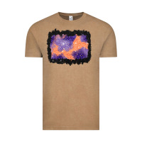 Vintage Coffee halloween spider web background Vintage Tee - BundleAndBundleShop