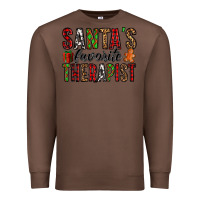 Chestnut santa's favorite therapist Premium Sweatshirt - Jasminsmagicworld