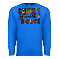 True Royal santa's favorite therapist Premium Sweatshirt - Jasminsmagicworld