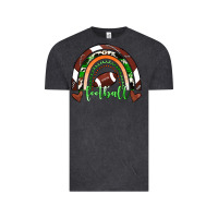 Vintage Black Football Rainbow Vintage Tee - RanaPortraitStore