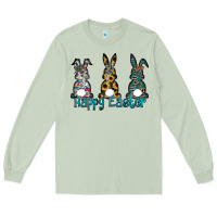 Matcha Happy Easter Long Sleeve Tee - CowhideDigitalArt