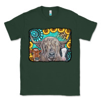 Sports Green Cows Glitter Turquoise Leopard Sunflowers Classic Tee - CowCowDesign