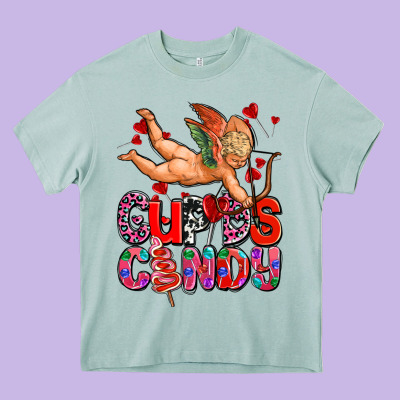 Cupids Candy Olivia Heavy Core Tee Designed By Oliviacreatesart