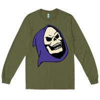 Army Green SKELETOR Long Sleeve Tee - linhVisuals