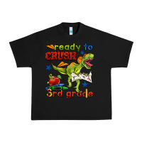 Black ready to crush 3rd grade Urban Heavy Tee - BundleAndBundleShop
