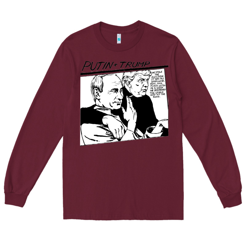 Putin Trump Original Goo Parody Long Sleeve Tee by linhVisuals | Teevron