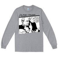 Heather Grey putin trump original goo parody Long Sleeve Tee - linhVisuals
