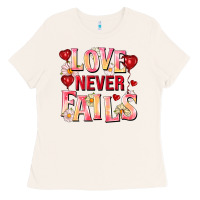 Love Never Fails Ladies Tee | Teevron
