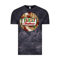 Cloud Black Family Christmas Vintage Tee - FaDigitalArtStudio