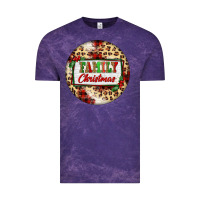 Cloud Purple Family Christmas Vintage Tee - FaDigitalArtStudio